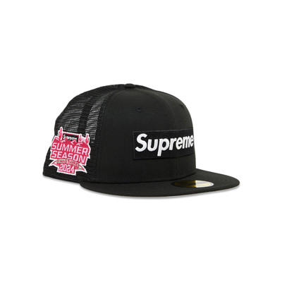 Supreme Supreme Box Logo Mesh Back New Era 'Black' outlook