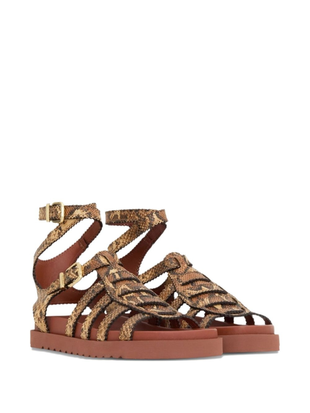 Goldie Gladiator buckle sandals - 2