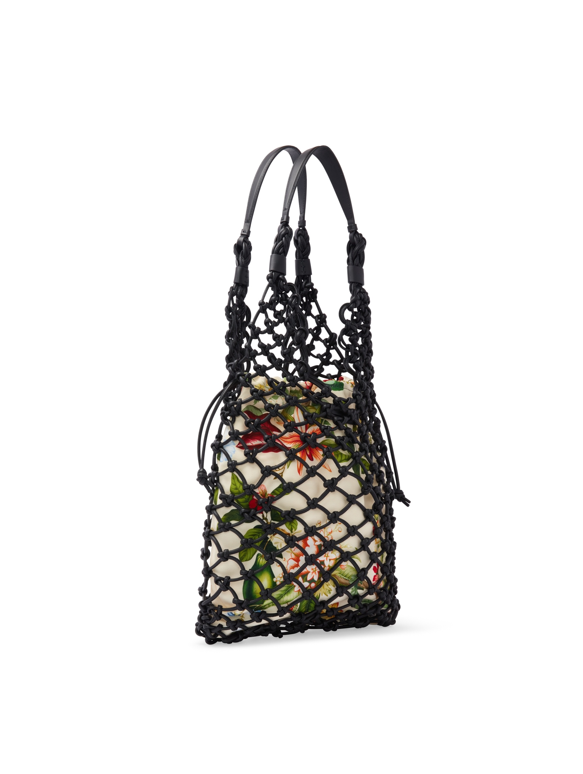 FLORA & FAUNA LARGE KNOTTED LEATHER TOTE - 3