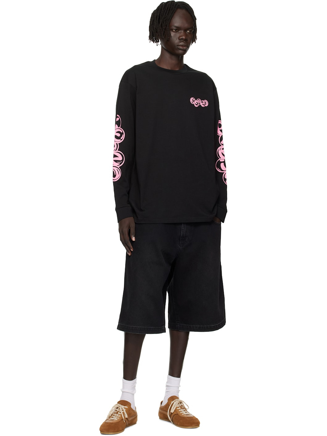 Black Kenzo Paris 'KENZO Pachinko' Relax Long Sleeve T-shirt - 4
