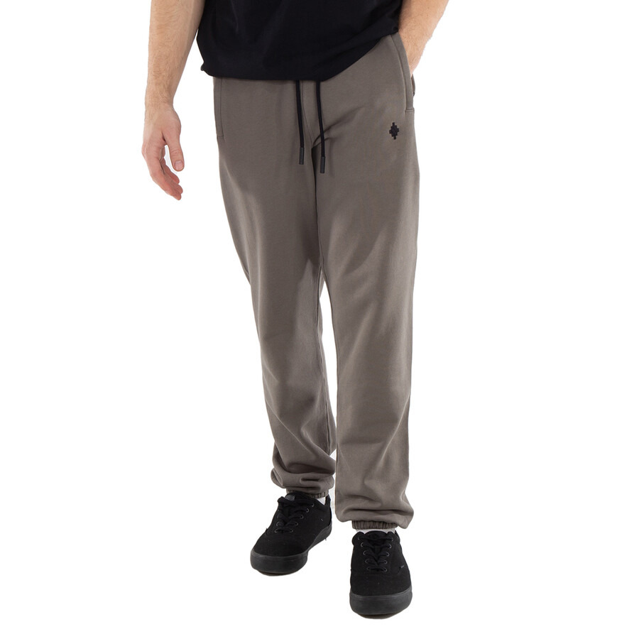 Marcel Burlon Cross Logo Print Cotton Track Pants - 3