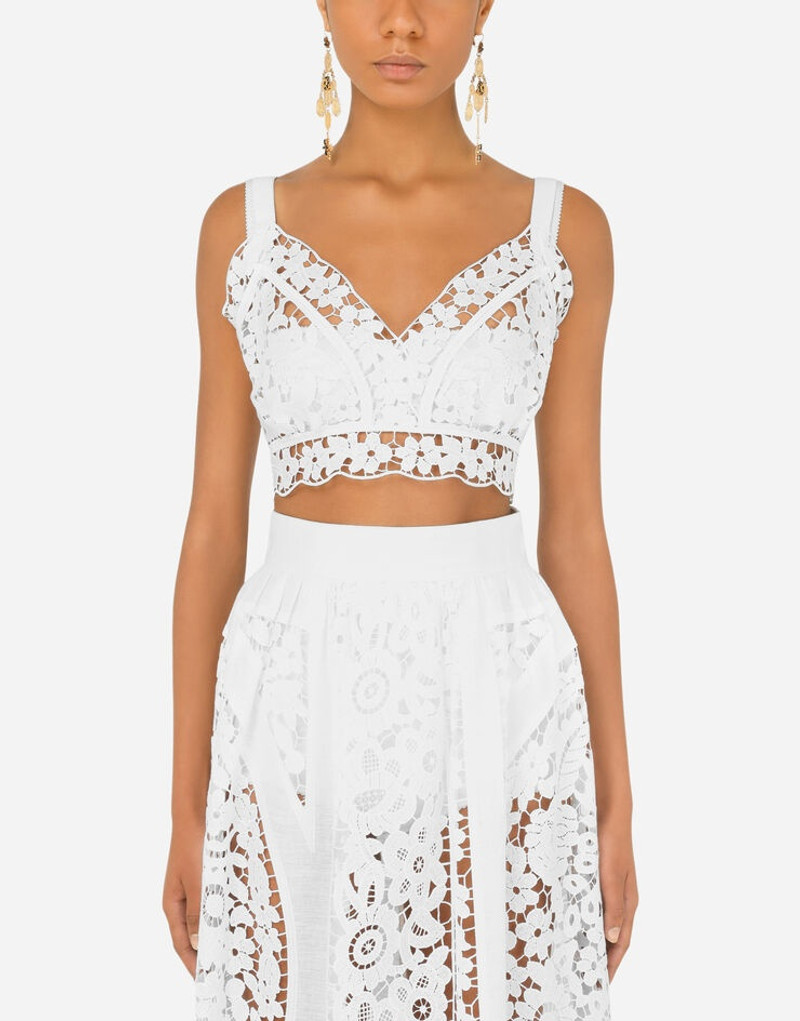 Embroidered linen top 2