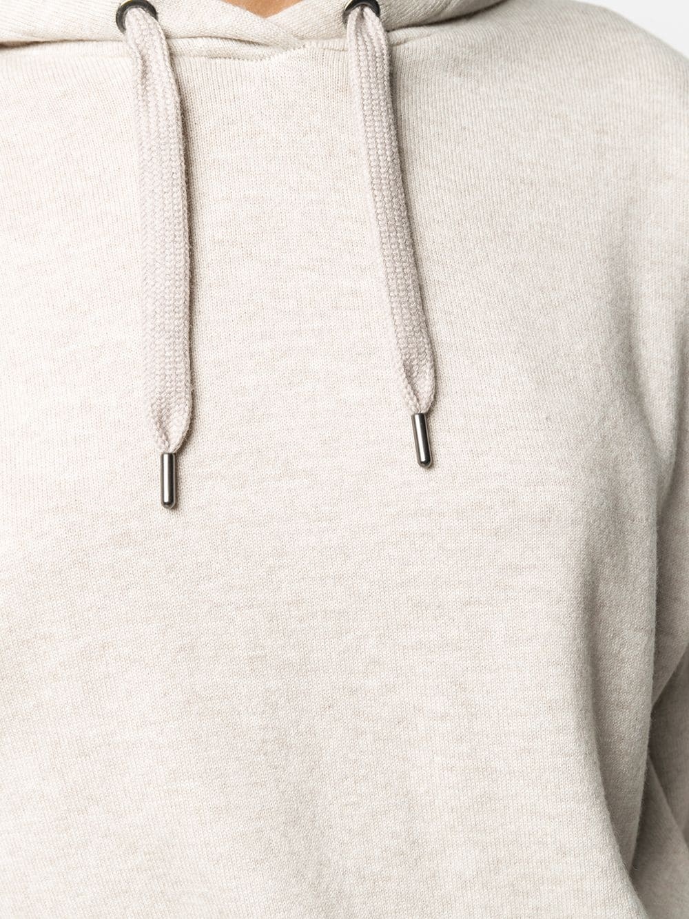 cashmere long-sleeve hoodie - 5