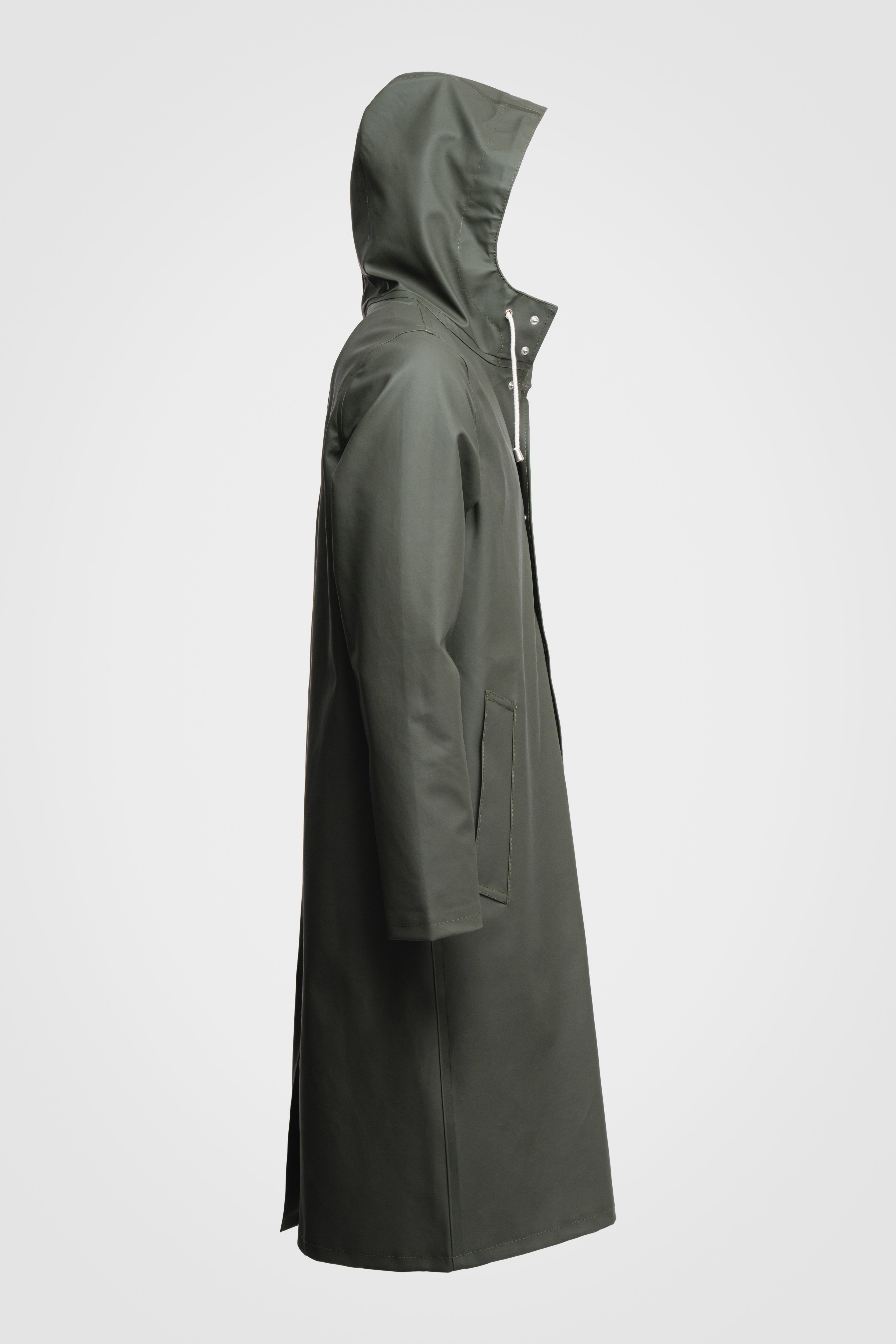 Stockholm Long Raincoat Green - 6