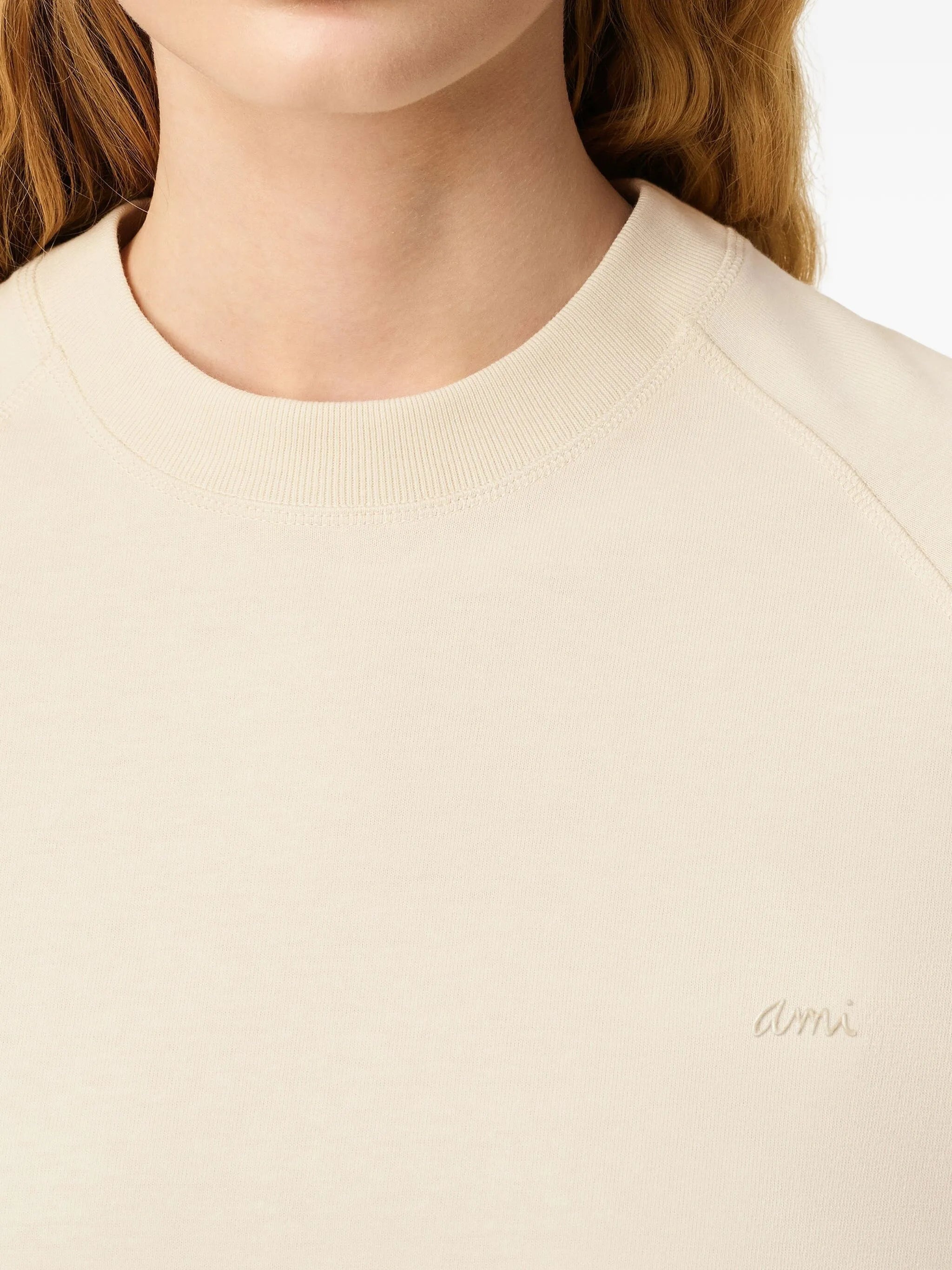 Ami Raglan-sleeve Embroidered T-shirt - 6