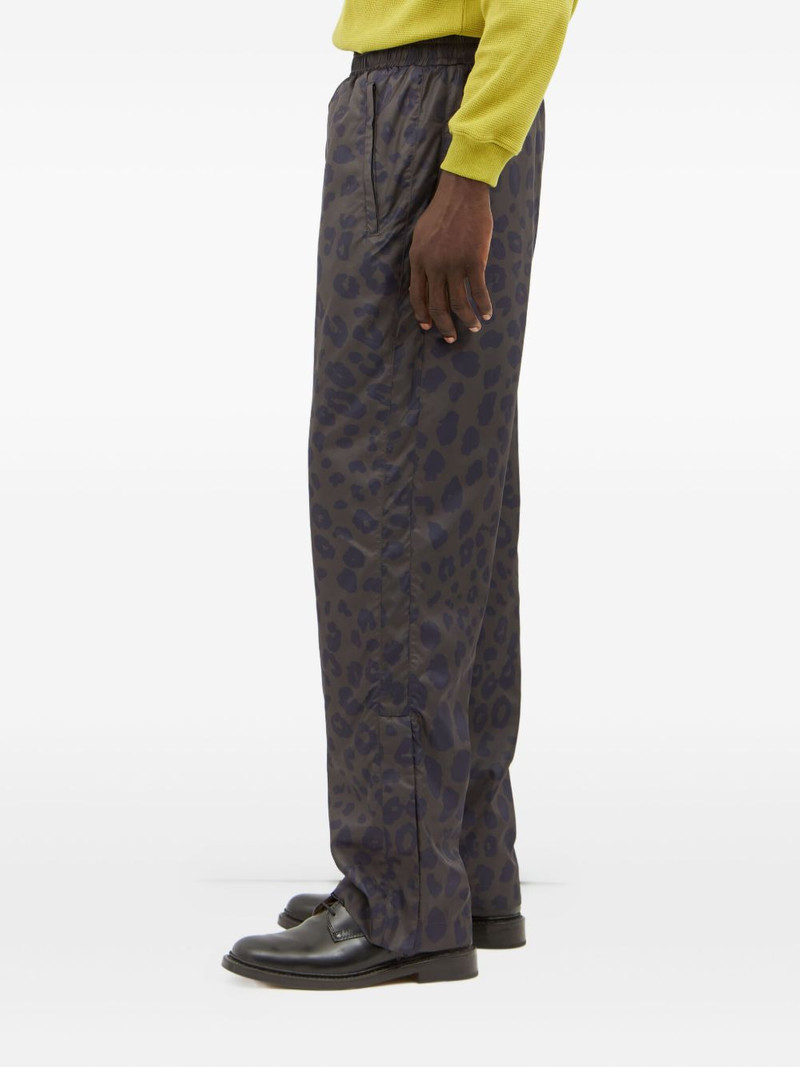 animal-print zip-cuff trousers 2