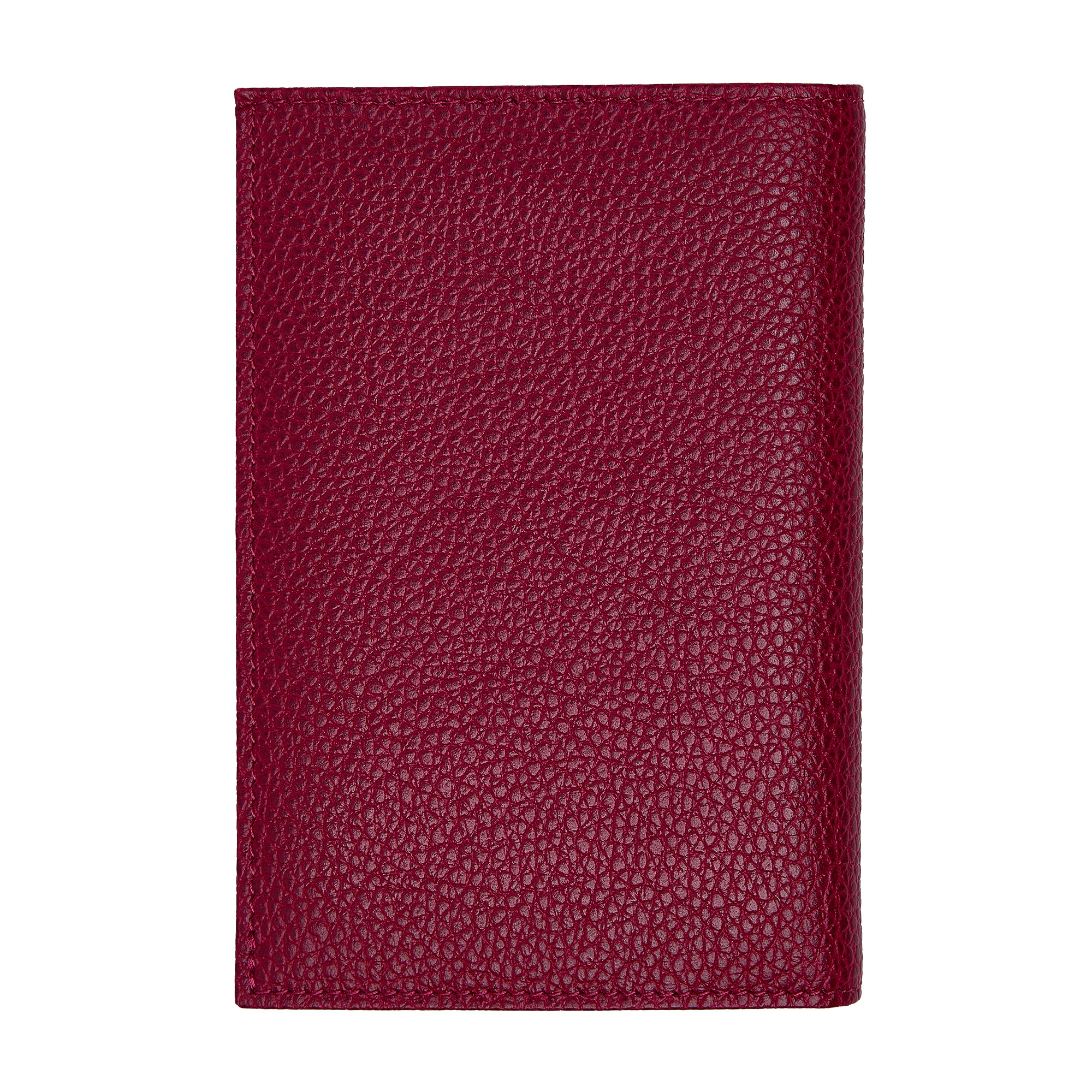 Le Foulonné Passport cover Beetroot - Leather - 2