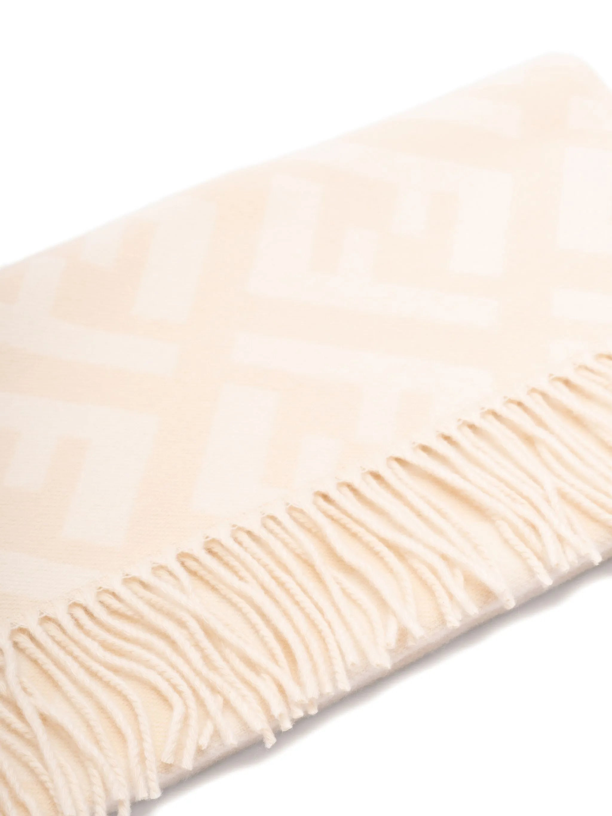 Fendi FF-monogram Fringed Scarf - 2