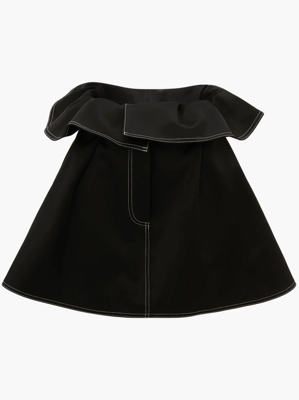 FOLDOVER WAIST MINI SKIRT - 1
