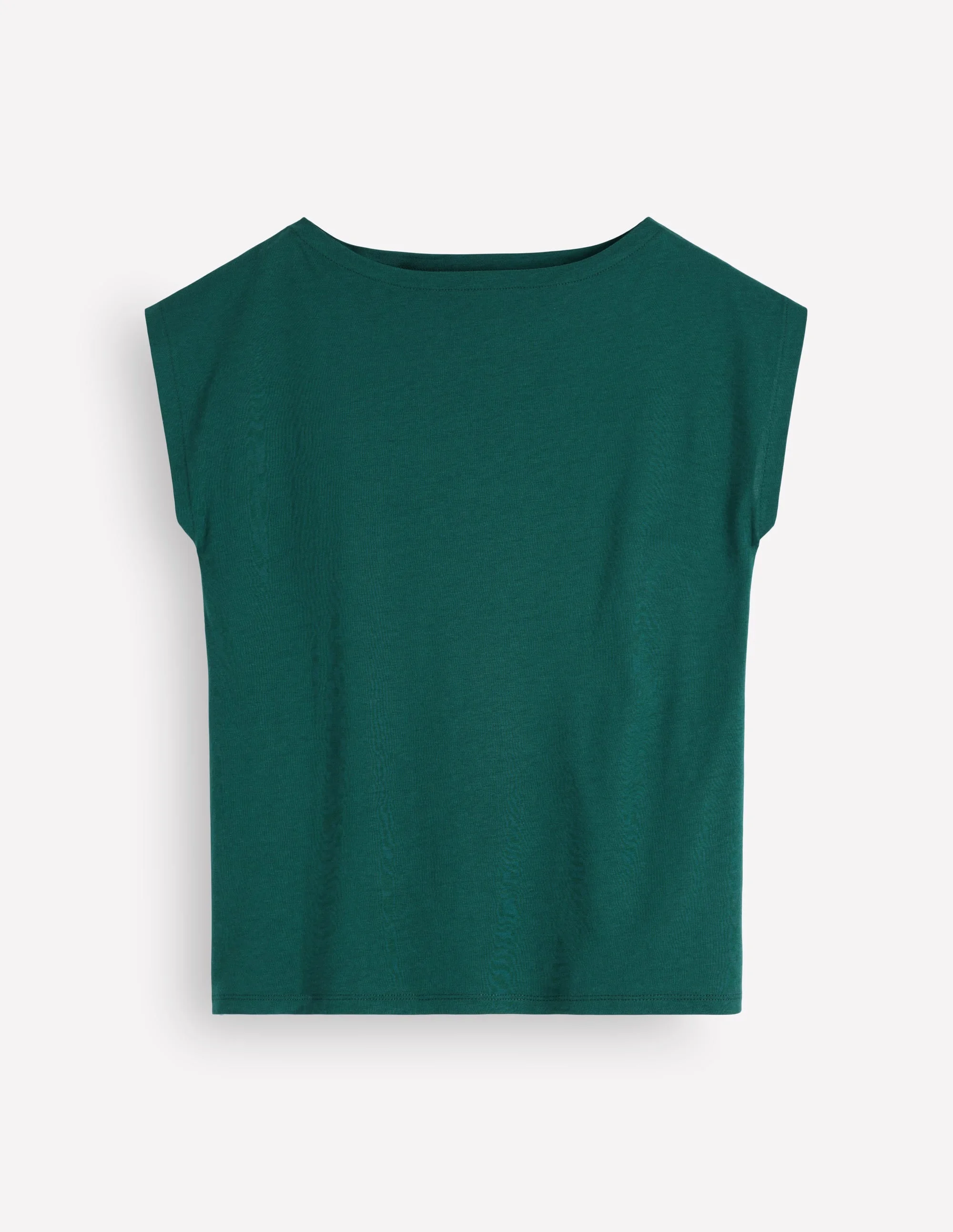 Supersoft Slash Neck T-Shirt-Midnight Teal - 1