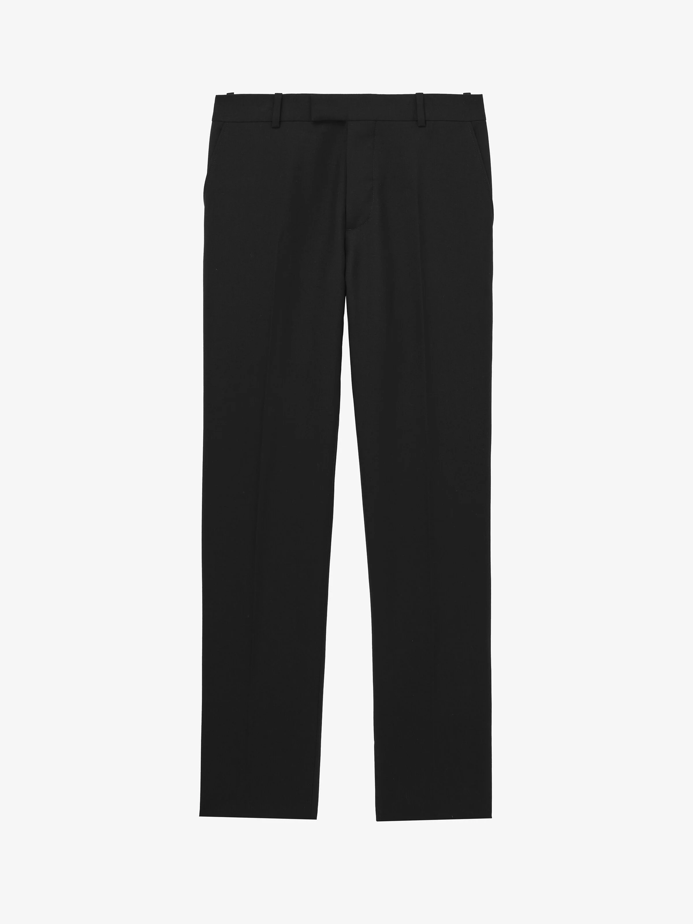 Low-Waisted Cigarette Trousers - 1