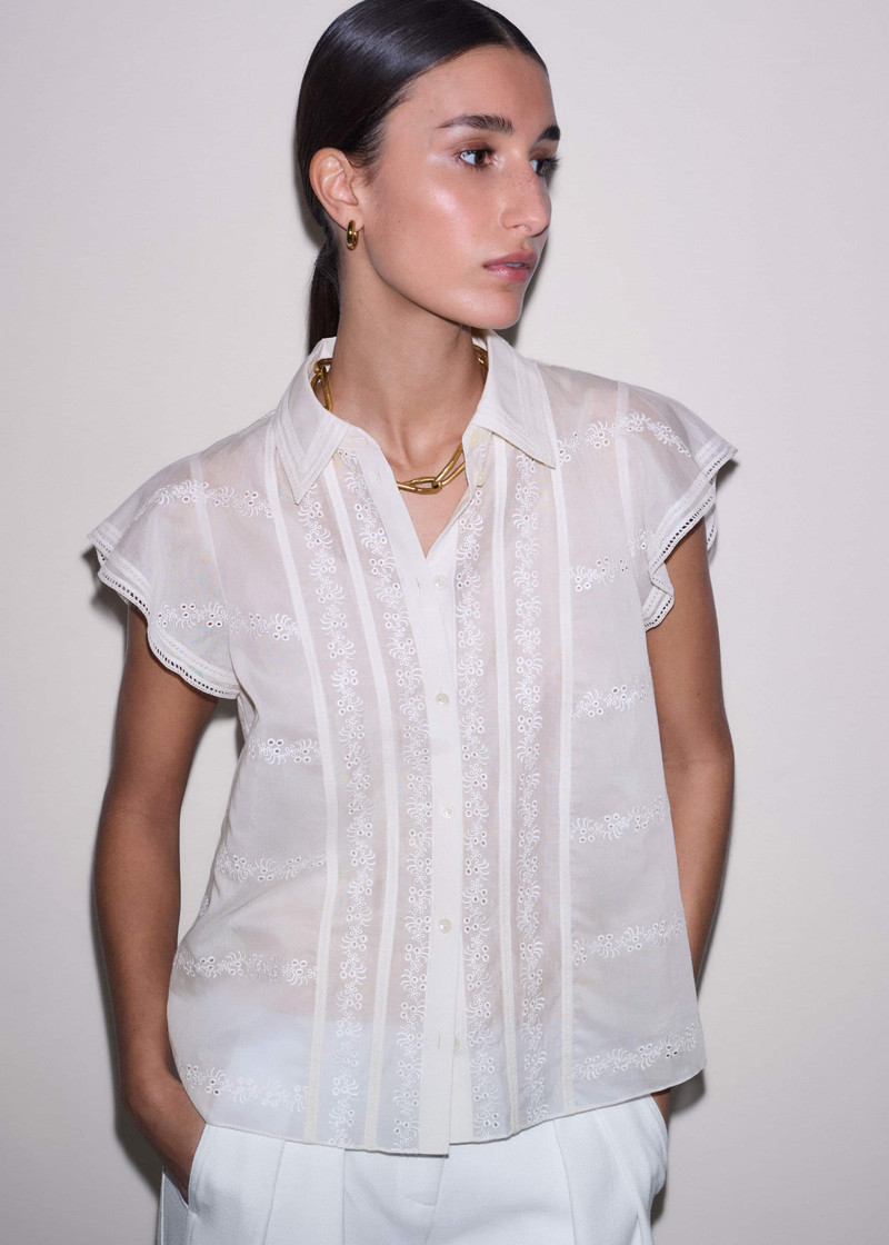 Collared Swing Blouse 6