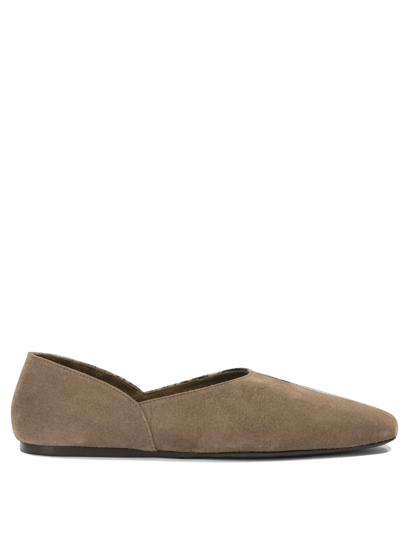 Khaite Jane Classic Ballet Flats Brown - 1