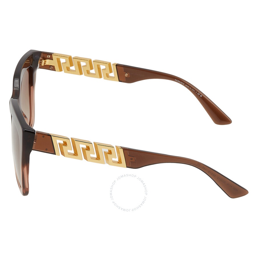 Versace Brown Gradient Square Ladies Sunglasses VE4418 533213 56 - 3