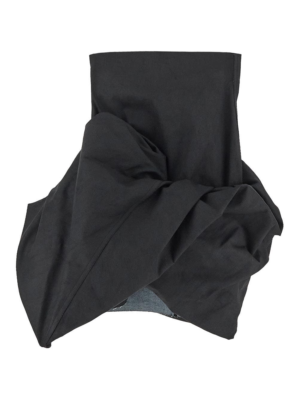 Rick Owens Draped Mini-Skirt | oluxury | REVERSIBLE