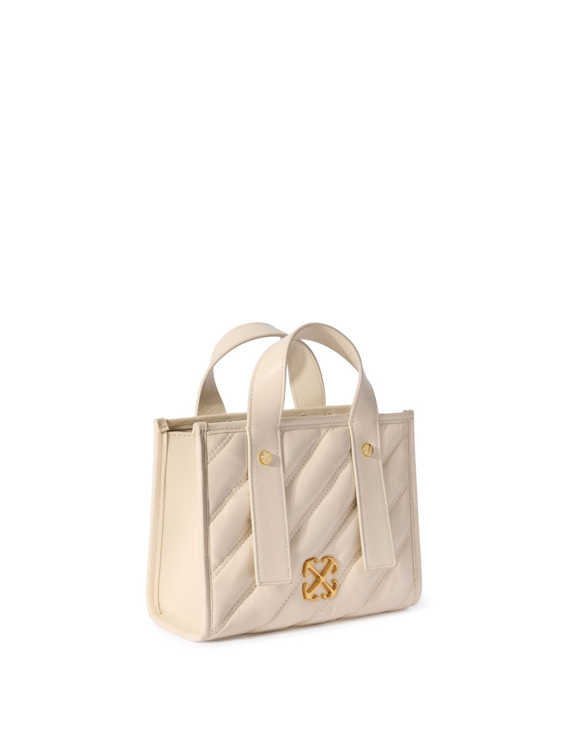 Off-White Quilted Leather Tote Bag outlook