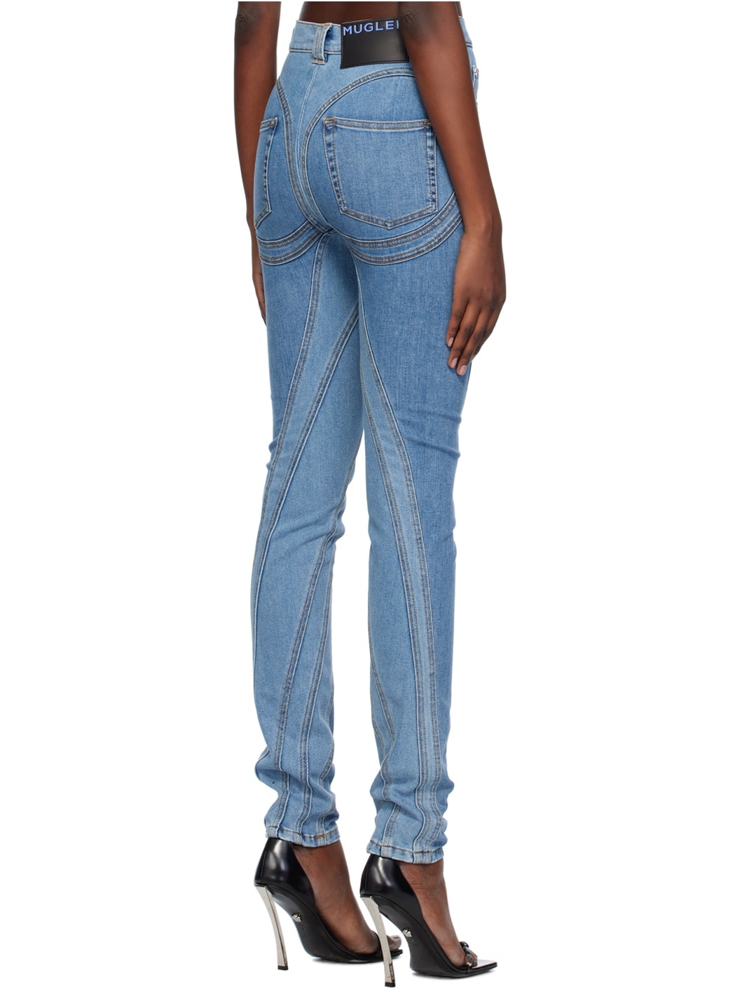 Blue Spiral Jeans - 3