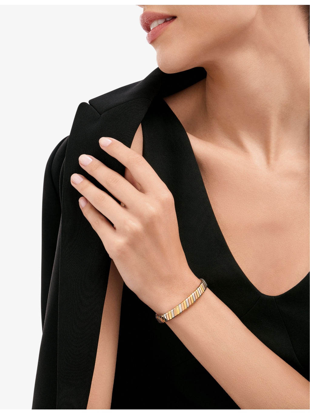 Bvlgari Tubogas 18ct yellow-gold, white-gold and rose-gold bracelet - 2