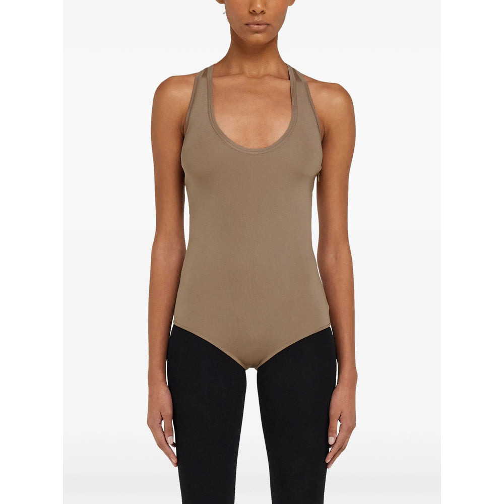 Ferragamo Neutrals Tops - Vests & Tank Tops Women - 3