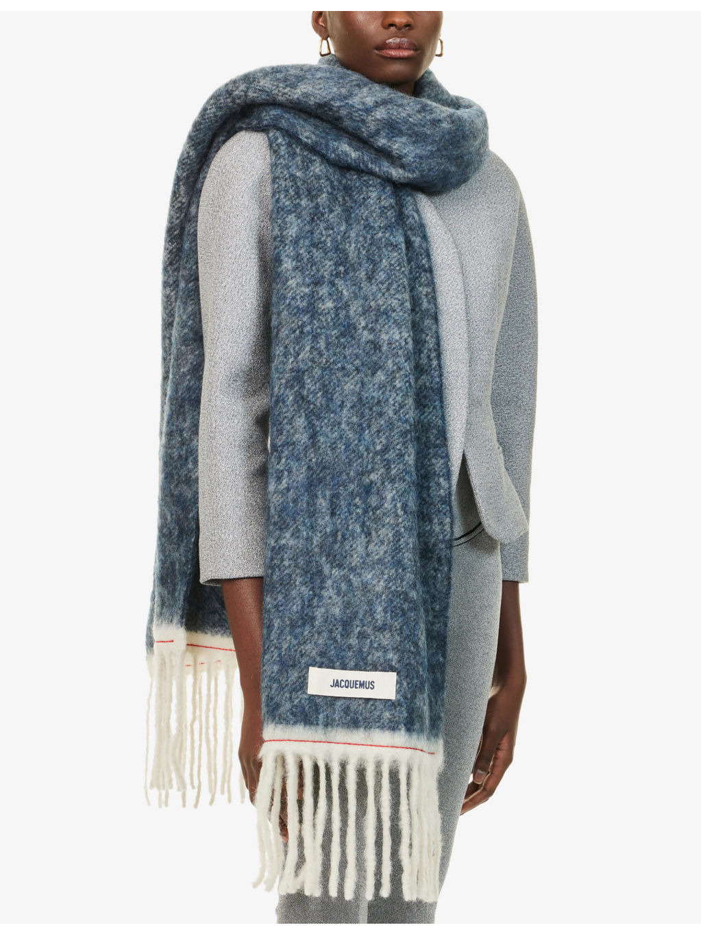 Carro Fringed Wool-Blend Scarf - 2