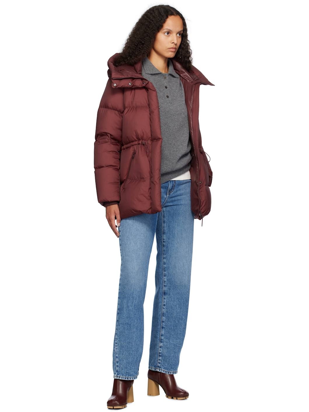 Burgundy Freya-SW Down Jacket - 5