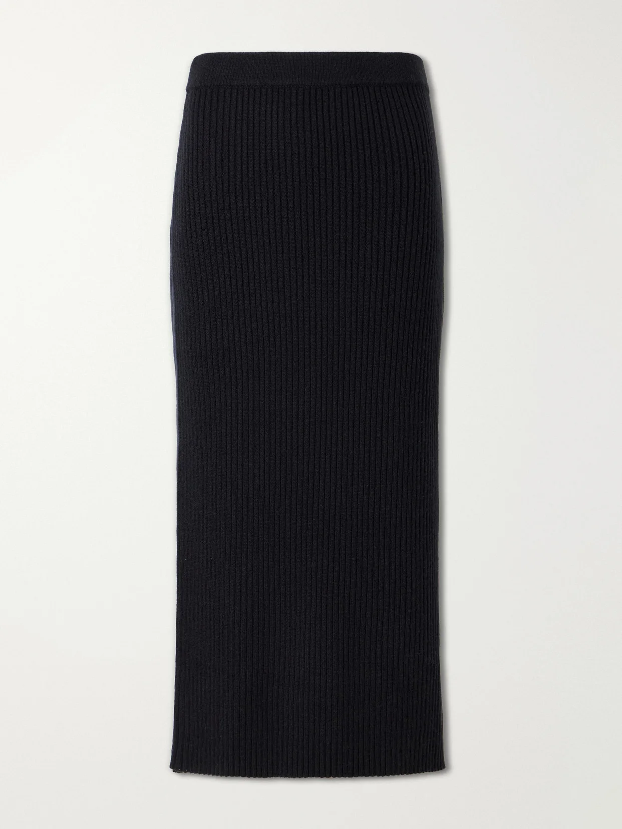 Wool And Cashmere-blend Midi Skirt - 1