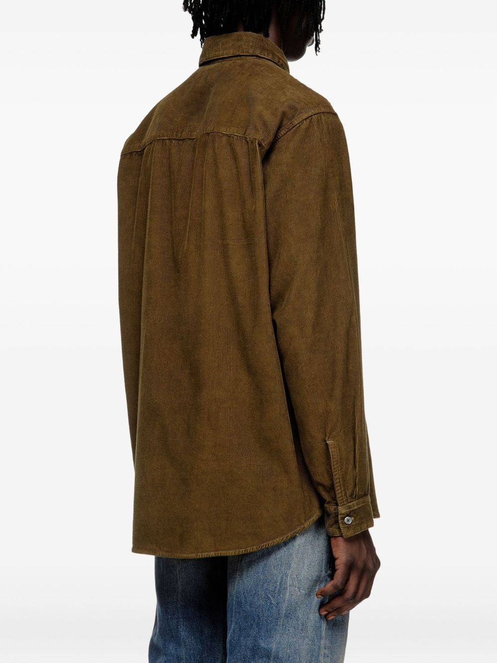 corduroy long-sleeve shirt - 4