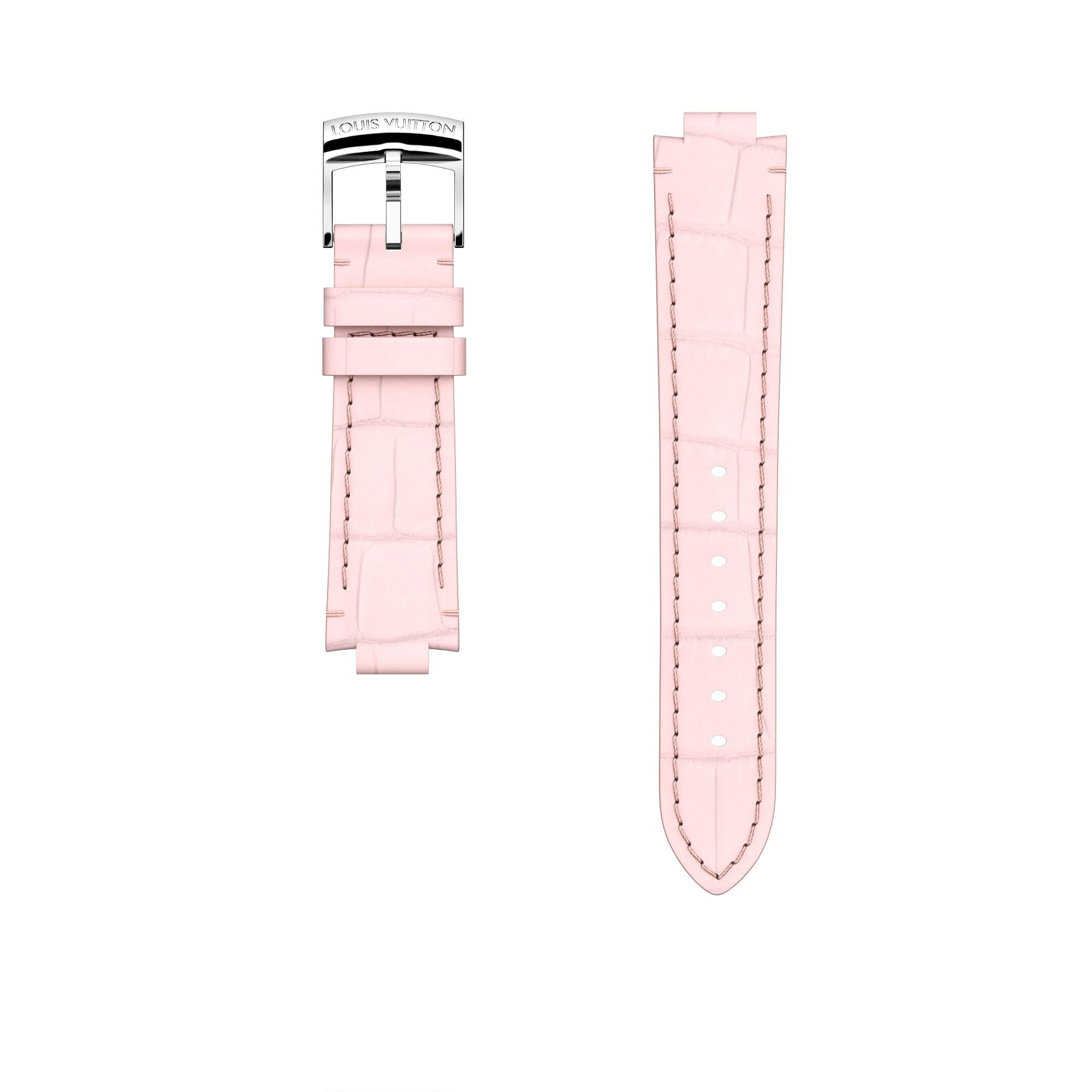 STRAP TAMBOUR ALLIGATOR PINK M/M - 1