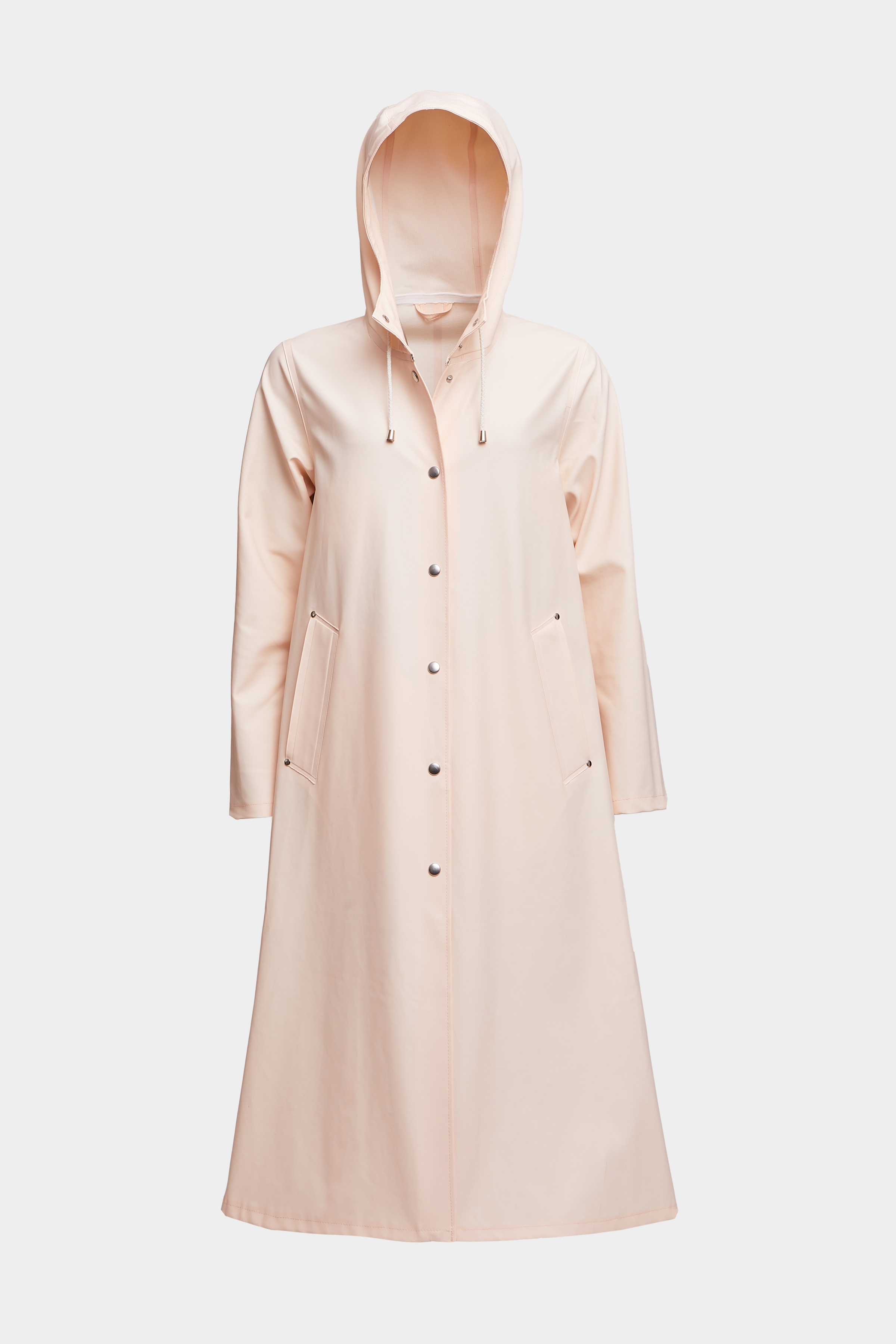 Mosebacke Long Raincoat Peach - 1
