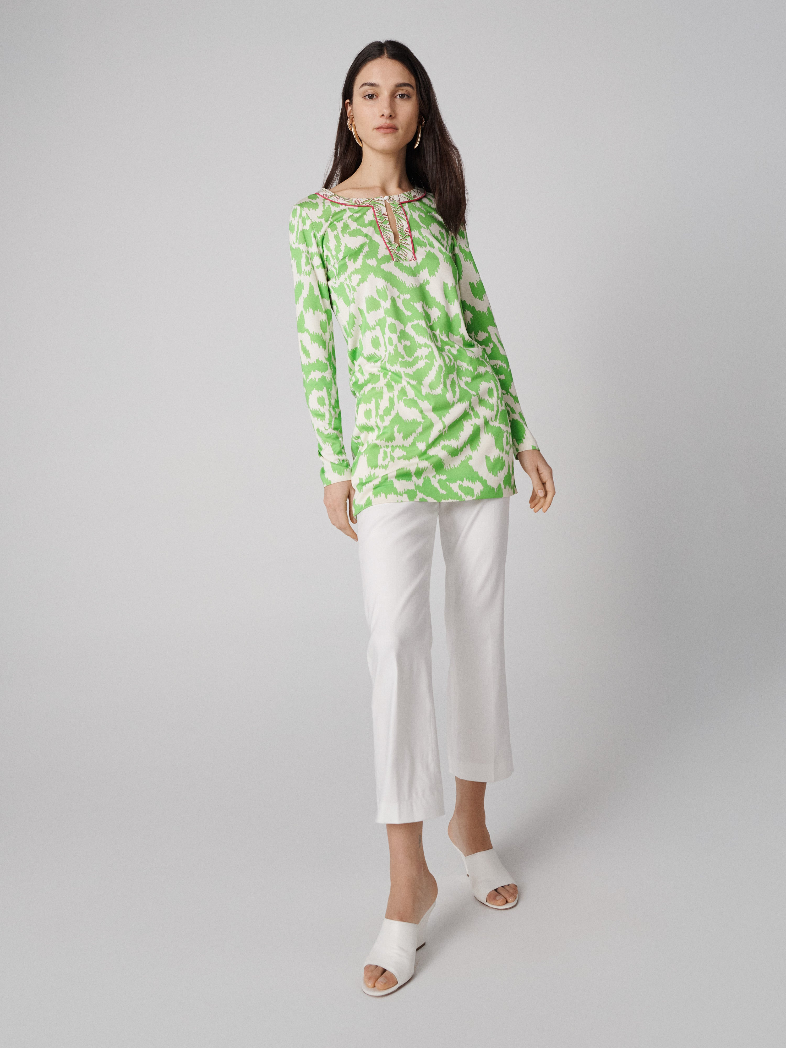 Reina Silk Jersey Dress - 4