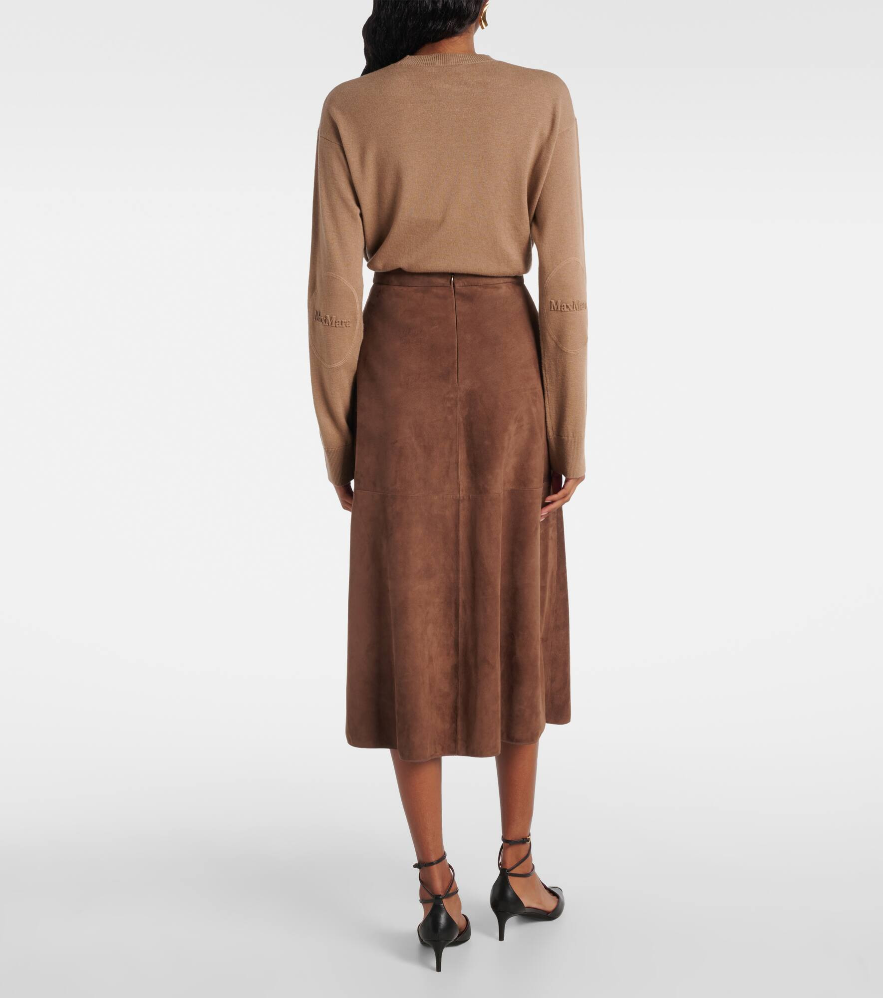 Suede midi skirt - 3