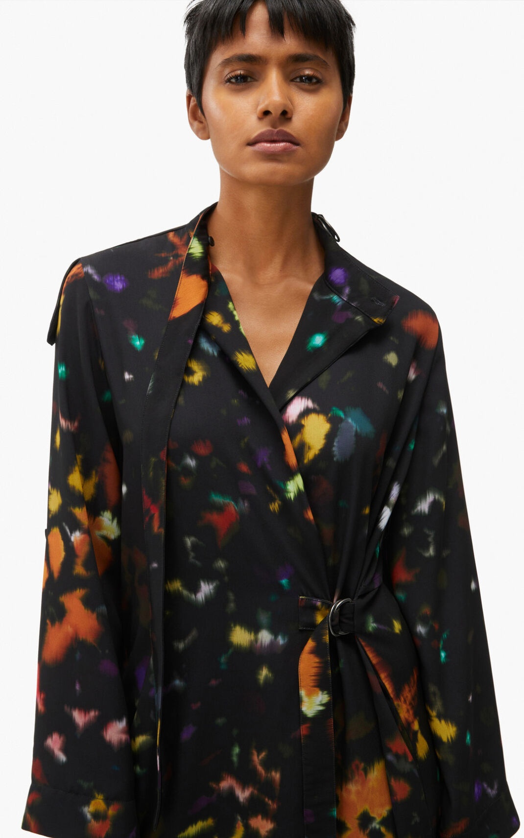 'Abstract Floral' tie dress - 5