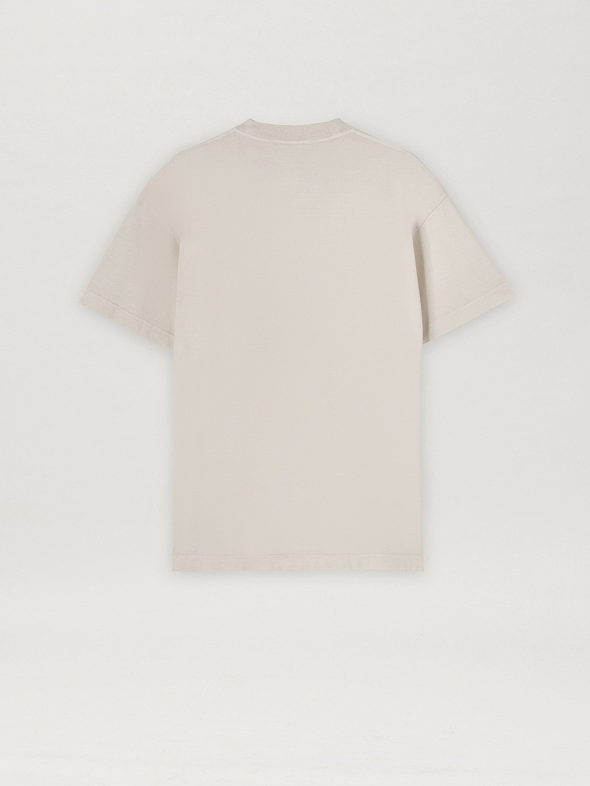 GARMENT DYE BURNING LOGO CLASSIC TEE - 7