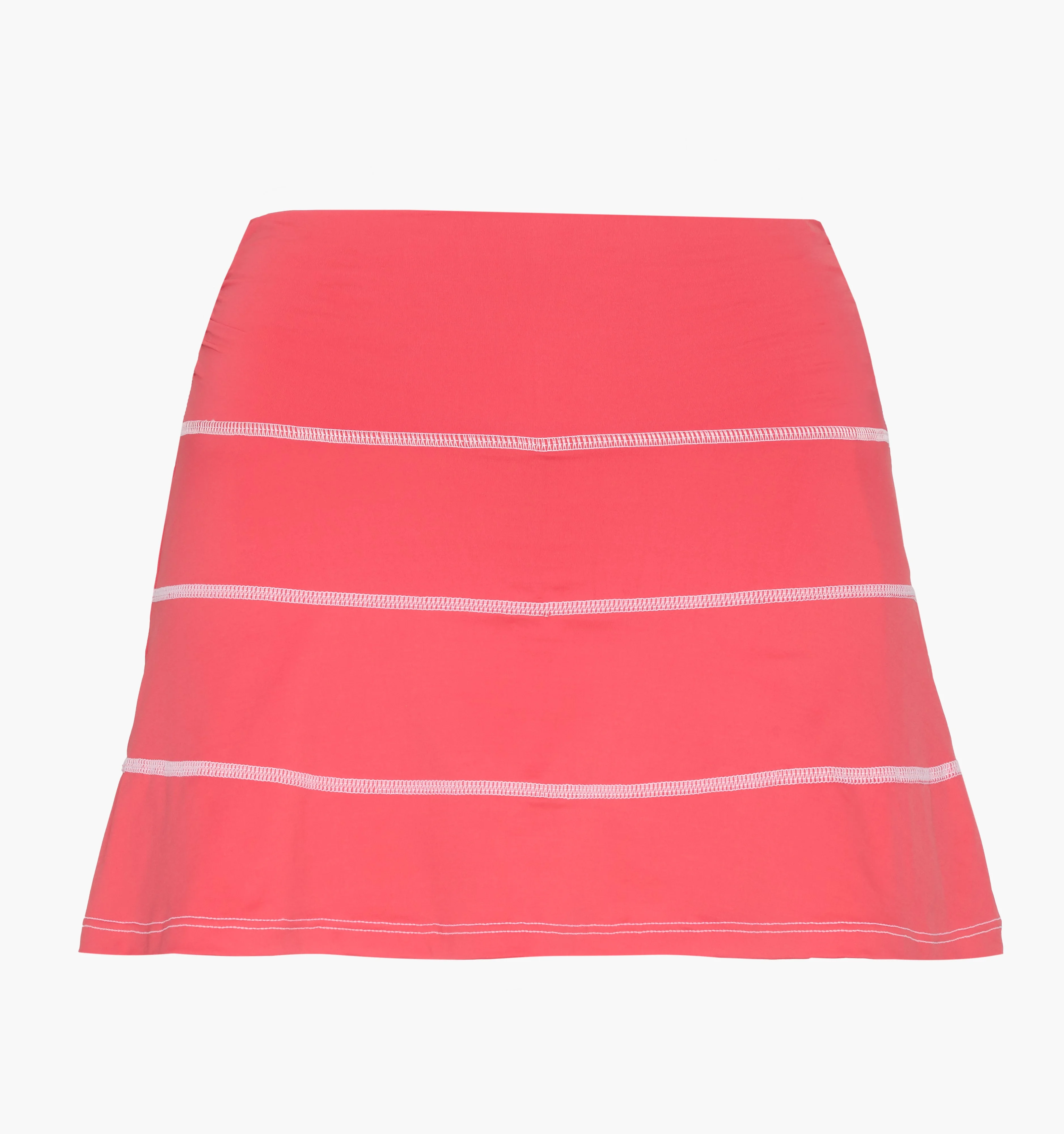 The Riley Pool Skirt - Coral - 1
