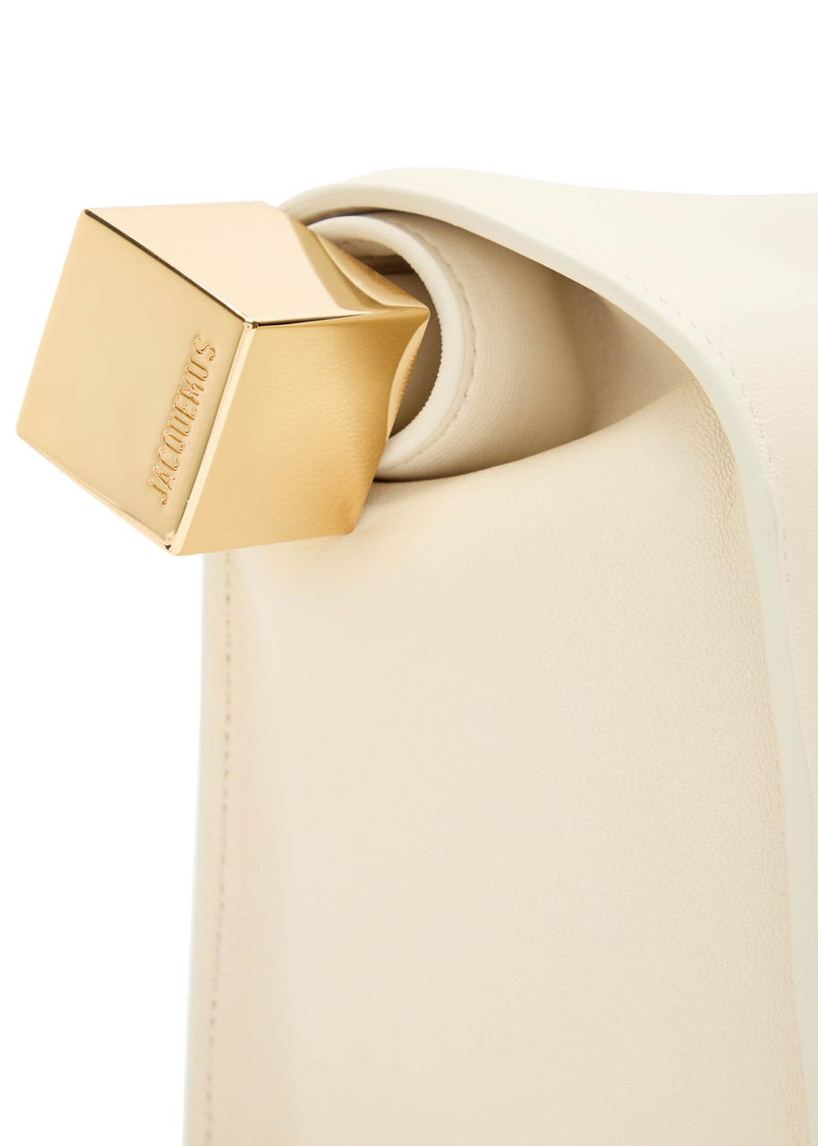 Jacquemus La Pochette Rond Carre Leather Clutch - 3