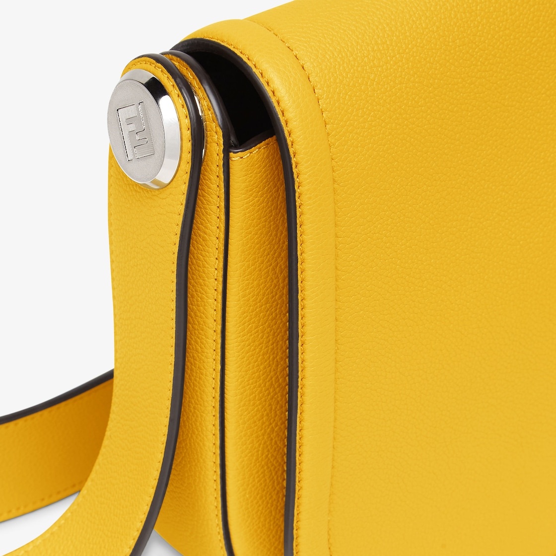 Fendi Roma Leather Chiodo Messenger - 5