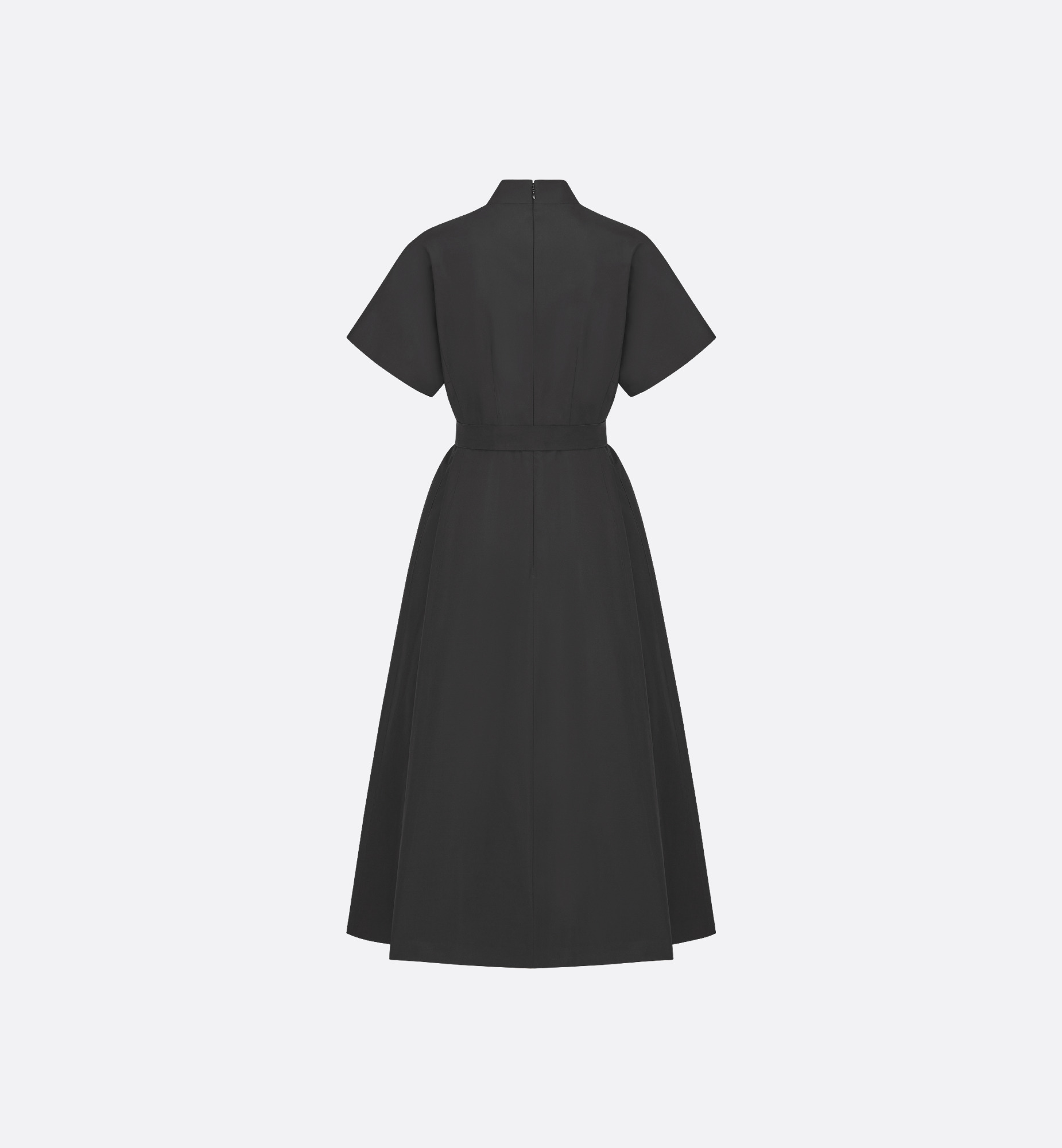Mid-Length Belted Dress - 2