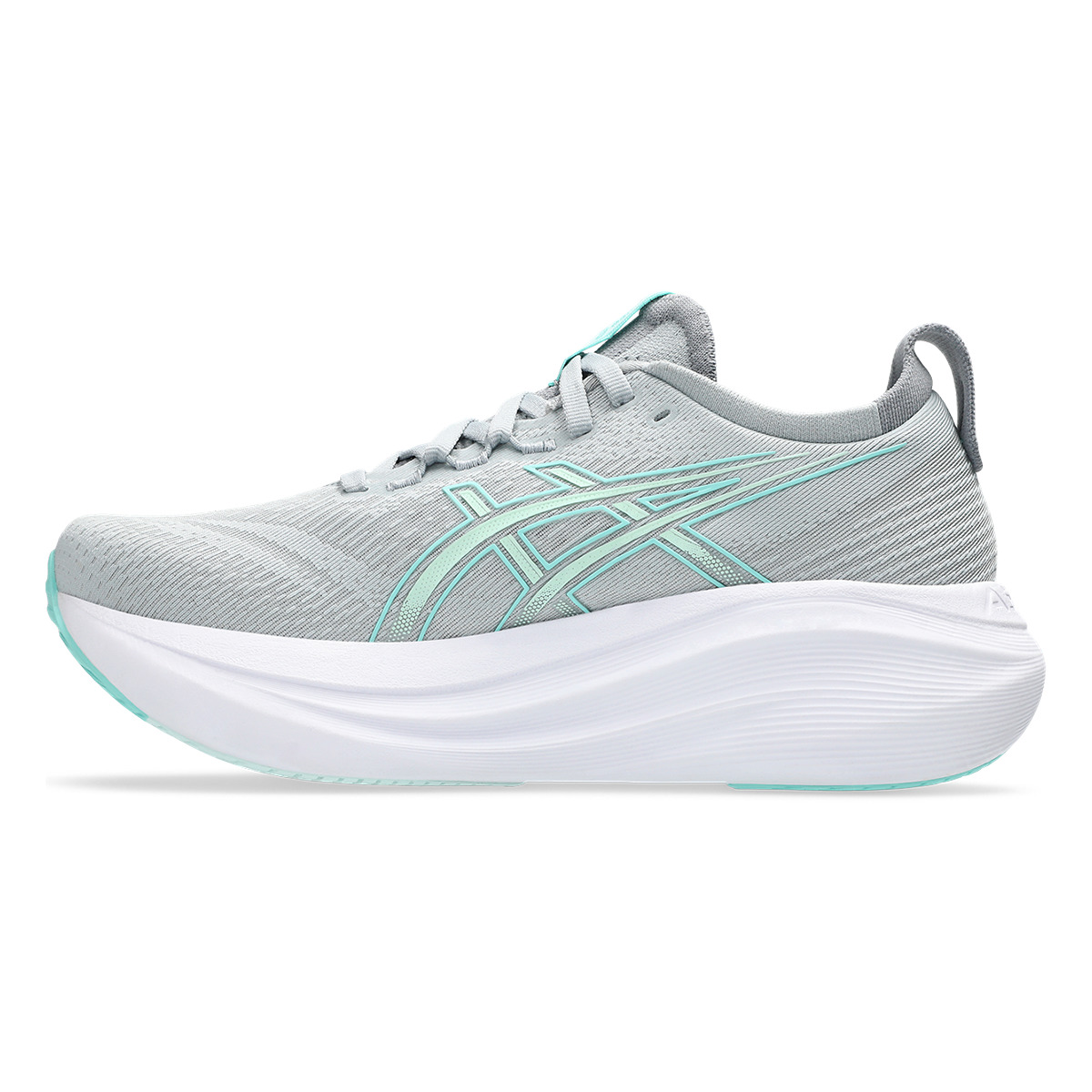 Asics Gel Nimbus 27 Piedmont Grey - Illuminate Mint - 2