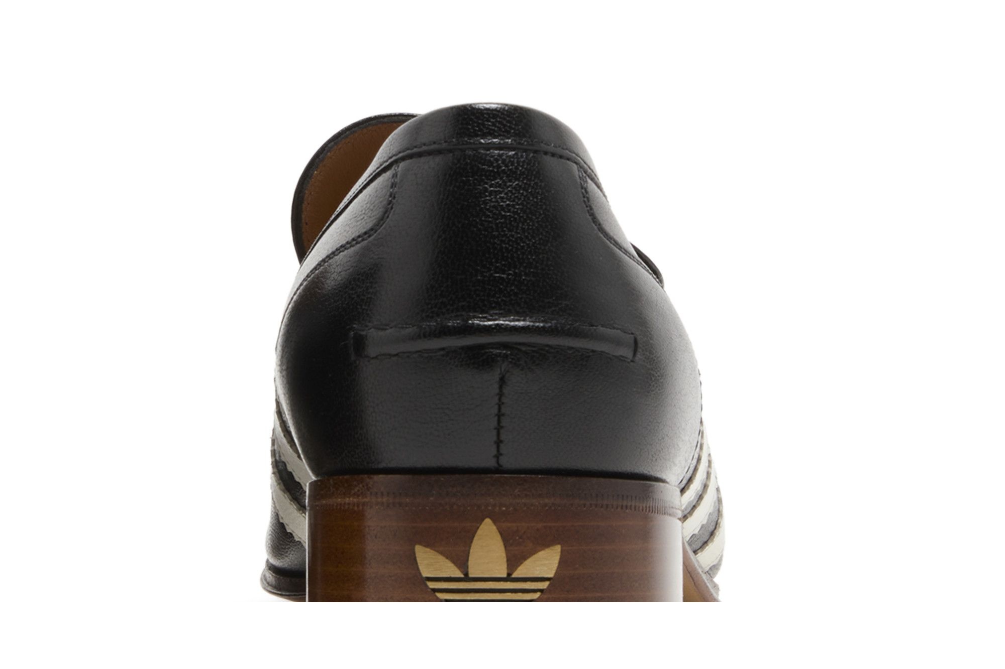 Adidas x Gucci Loafer 'Black Leather' - 7