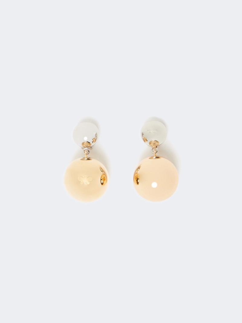 OVATTE Pasticcino Bag metal earrings - GOLD 1