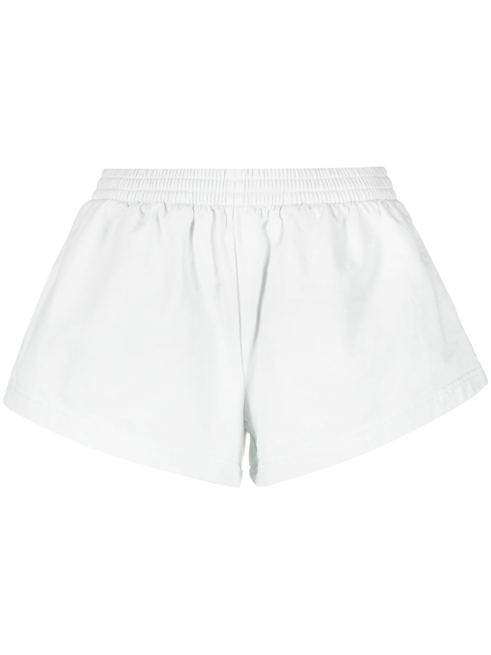 flared elasticated-waist shorts - 1