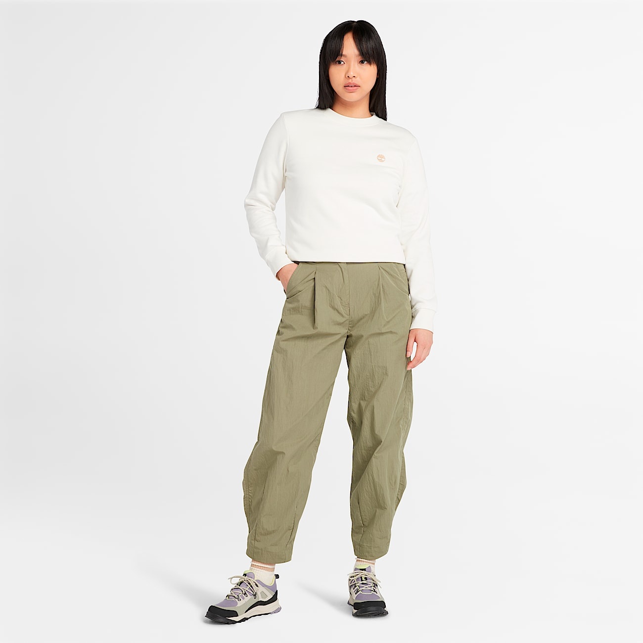 Women's Brushed Back Crew Sweatshirt - 3