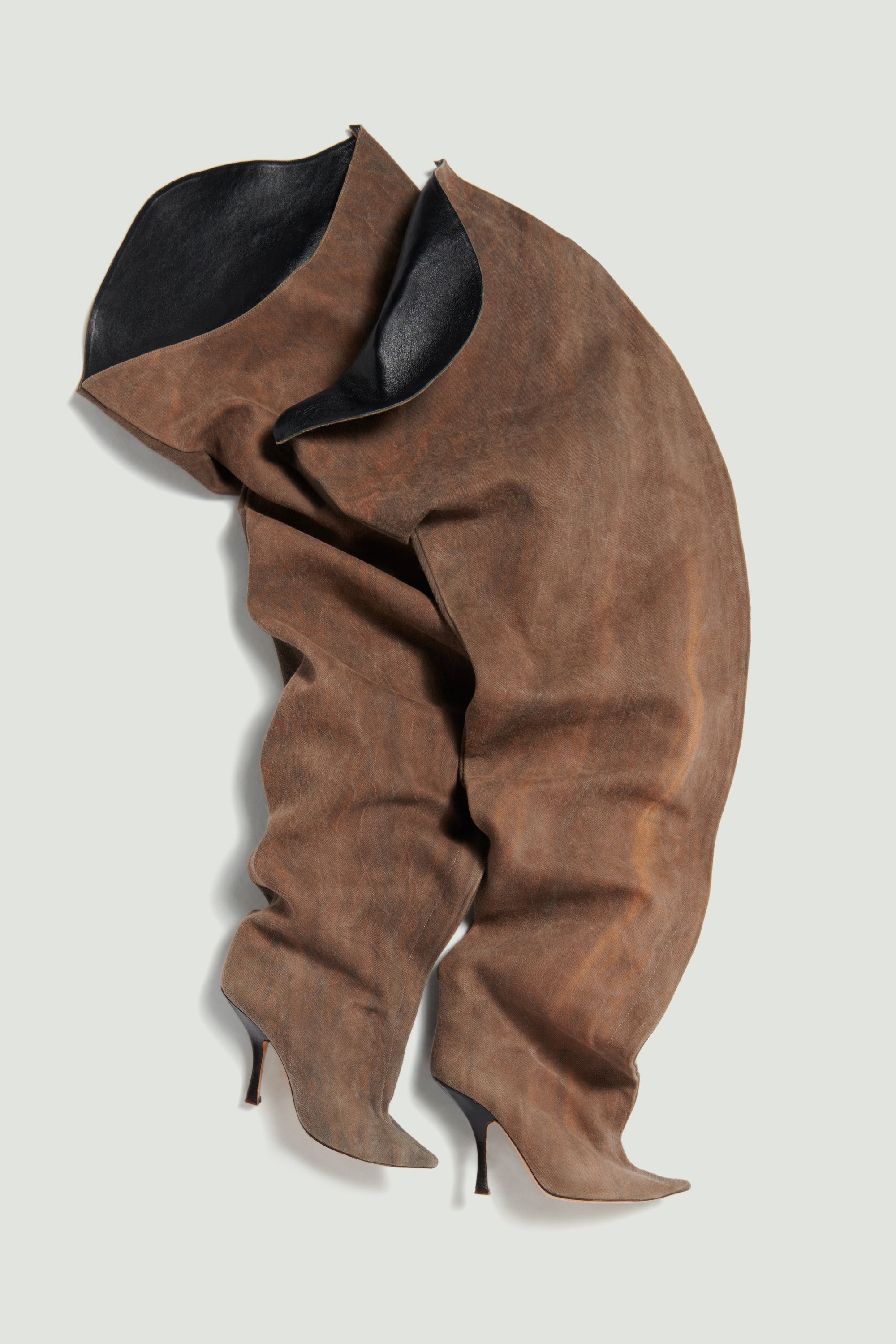 Scrunch thigh high boots store