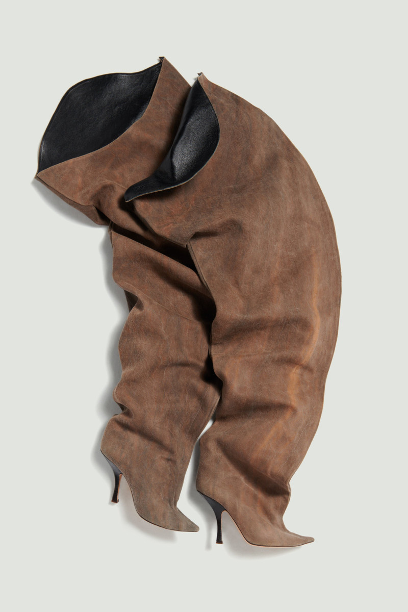 Thigh High Scrunch Boots 1