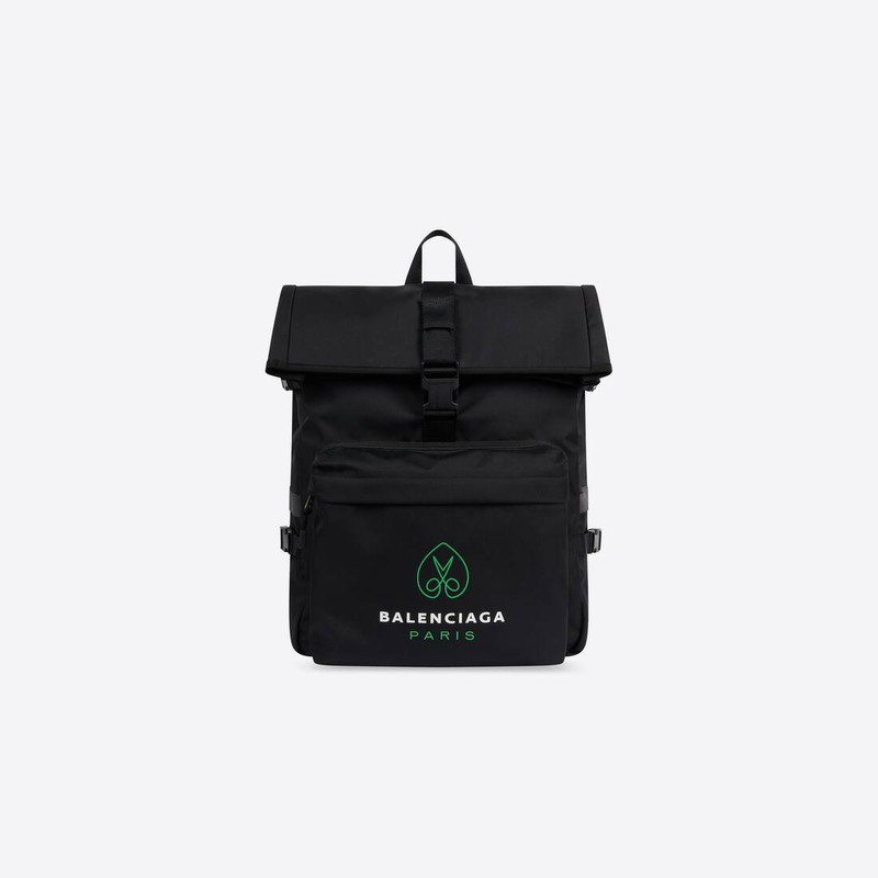 Men's Messenger Backpack in Black 1