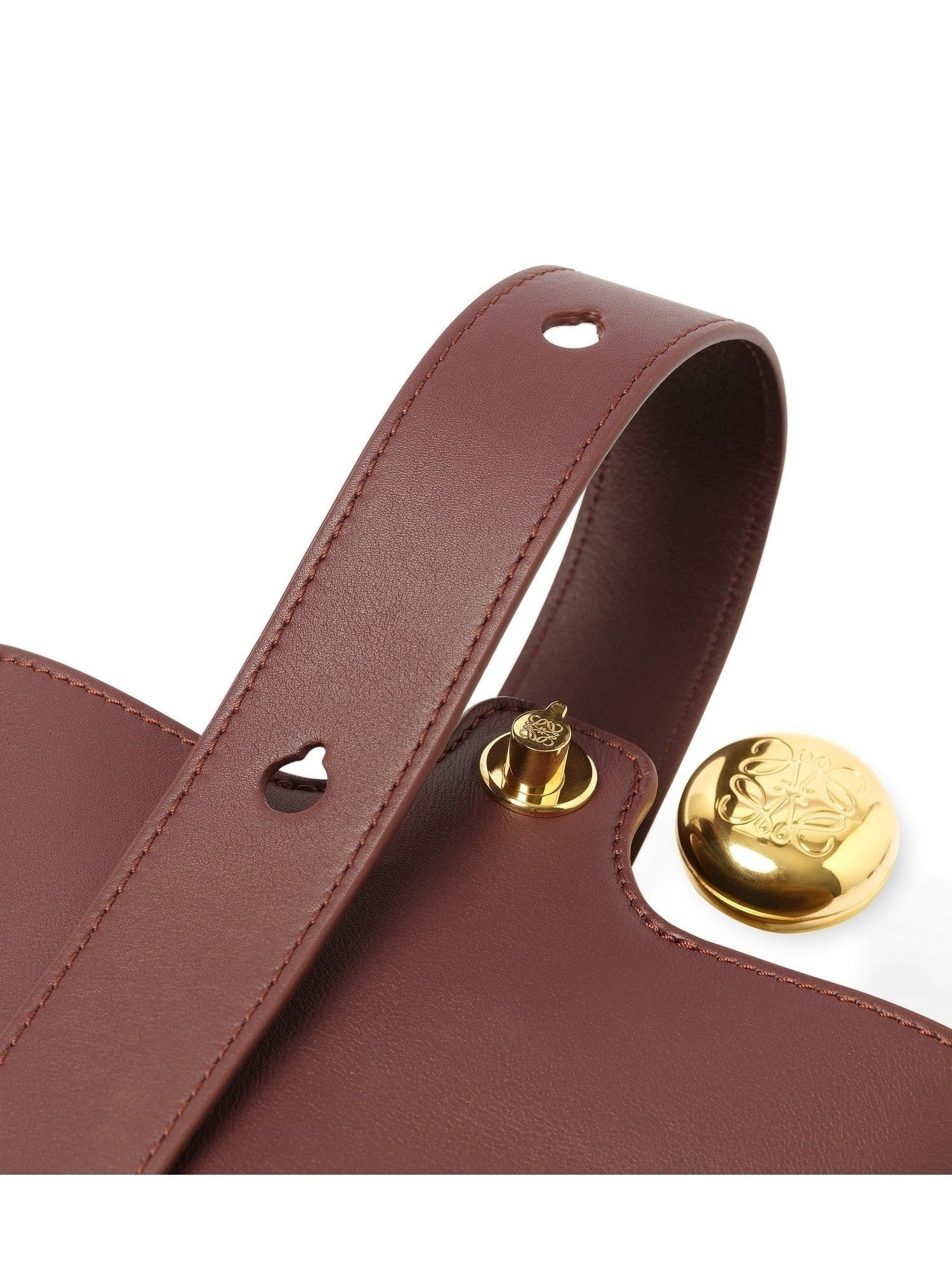 Pebble Bucket Mini in Dark Burgundy - 9