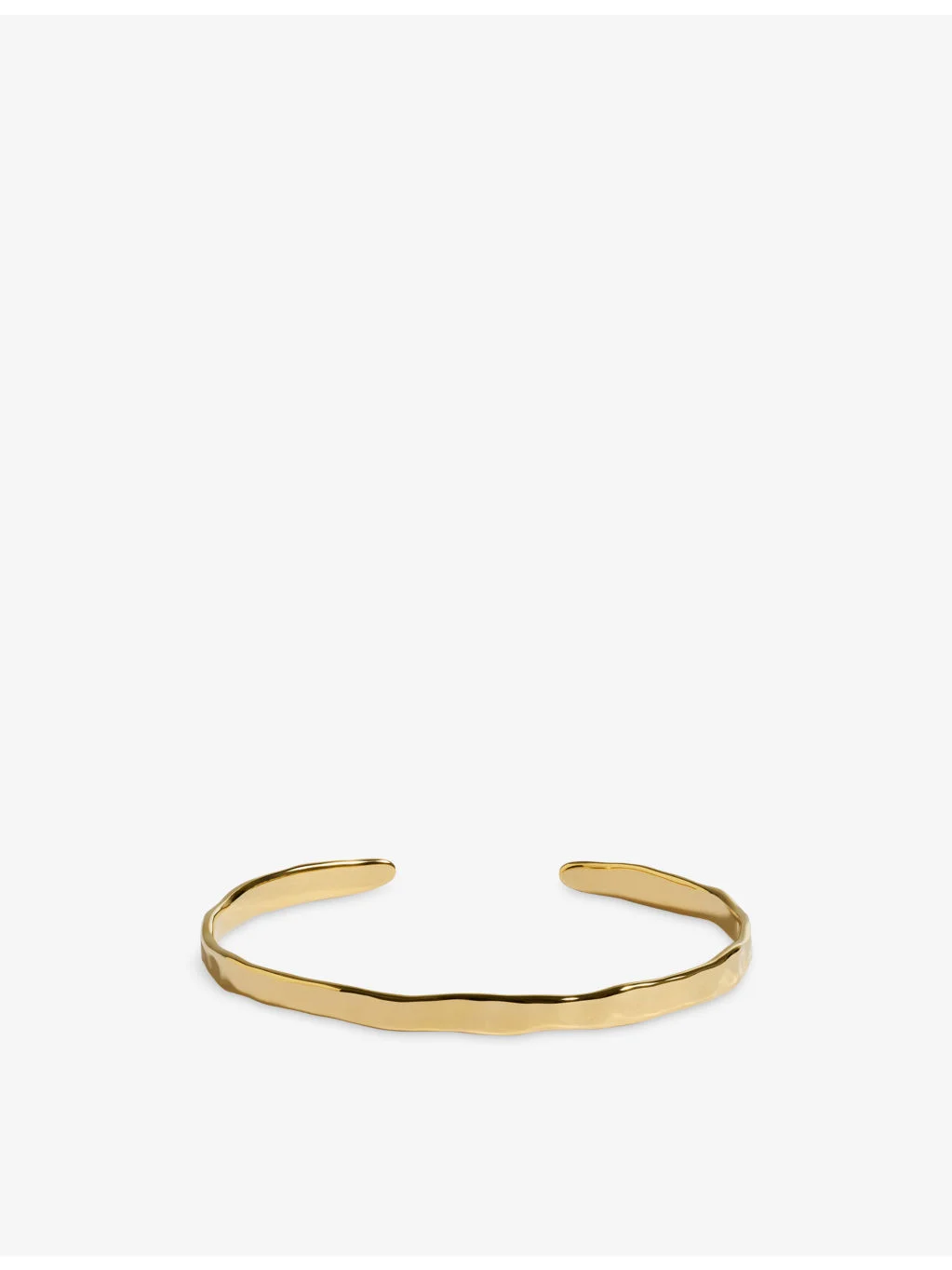 Siren Muse Slim 18ct Yellow-Gold Vermeil Bracelet Cuff - 1