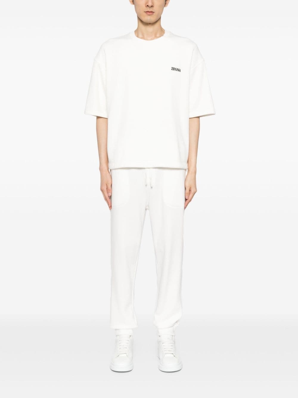 logo-embroidered track pants - 2