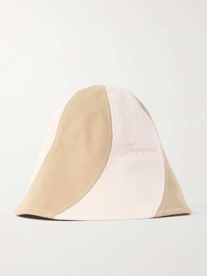Gelato striped cotton-twill bucket hat - 1
