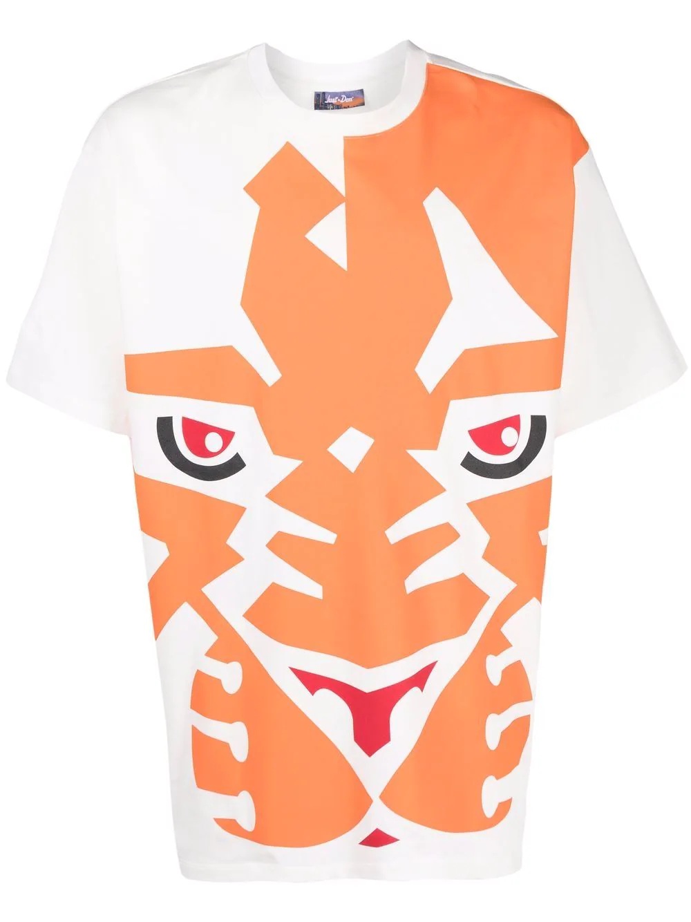 tiger-print cotton T-shirt - 1